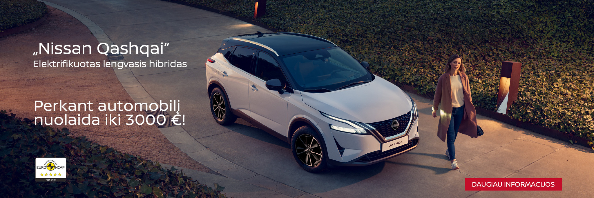 Nissan Qashqai E-Power bandomasis važiavimas 