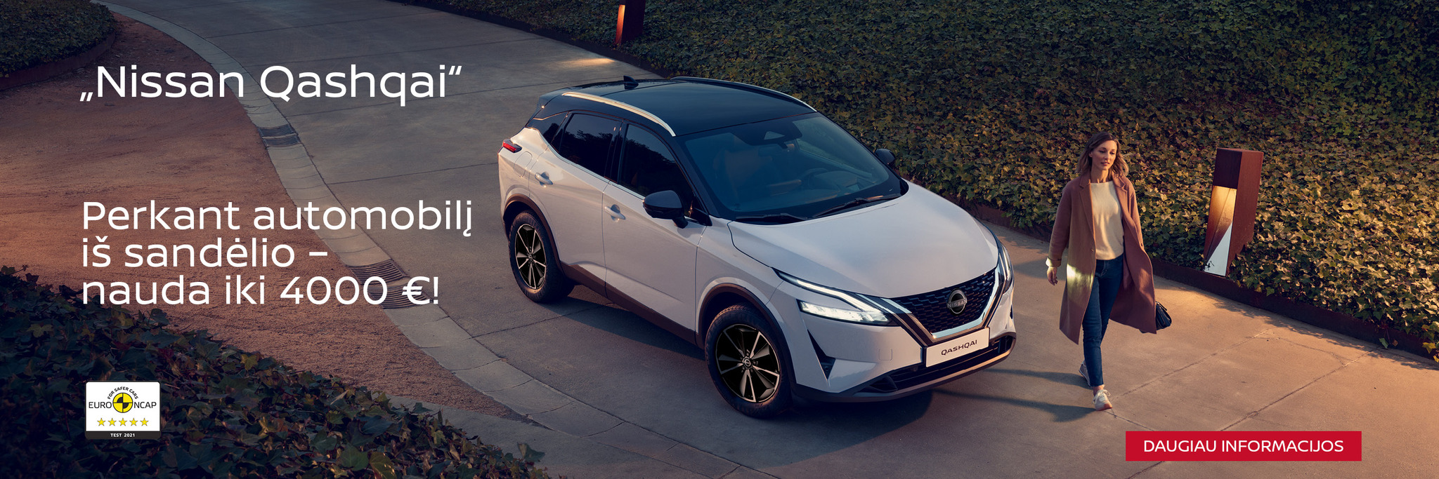 Nissan Qashqai E-Power bandomasis važiavimas 